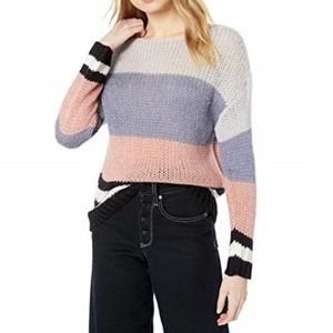 Lucky Brand M Bold Stripe Pullover
